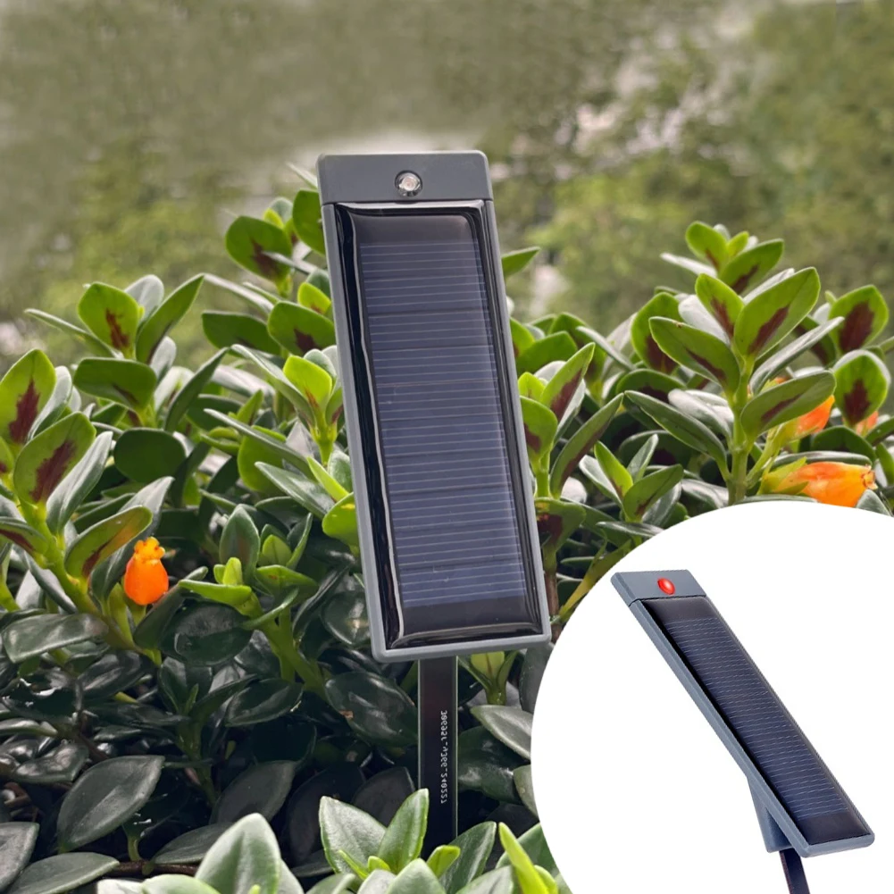 Adjustable Soil Moisture Sensor for Potted Plants Automatic Water Level Indicator with Solar Powered Operation