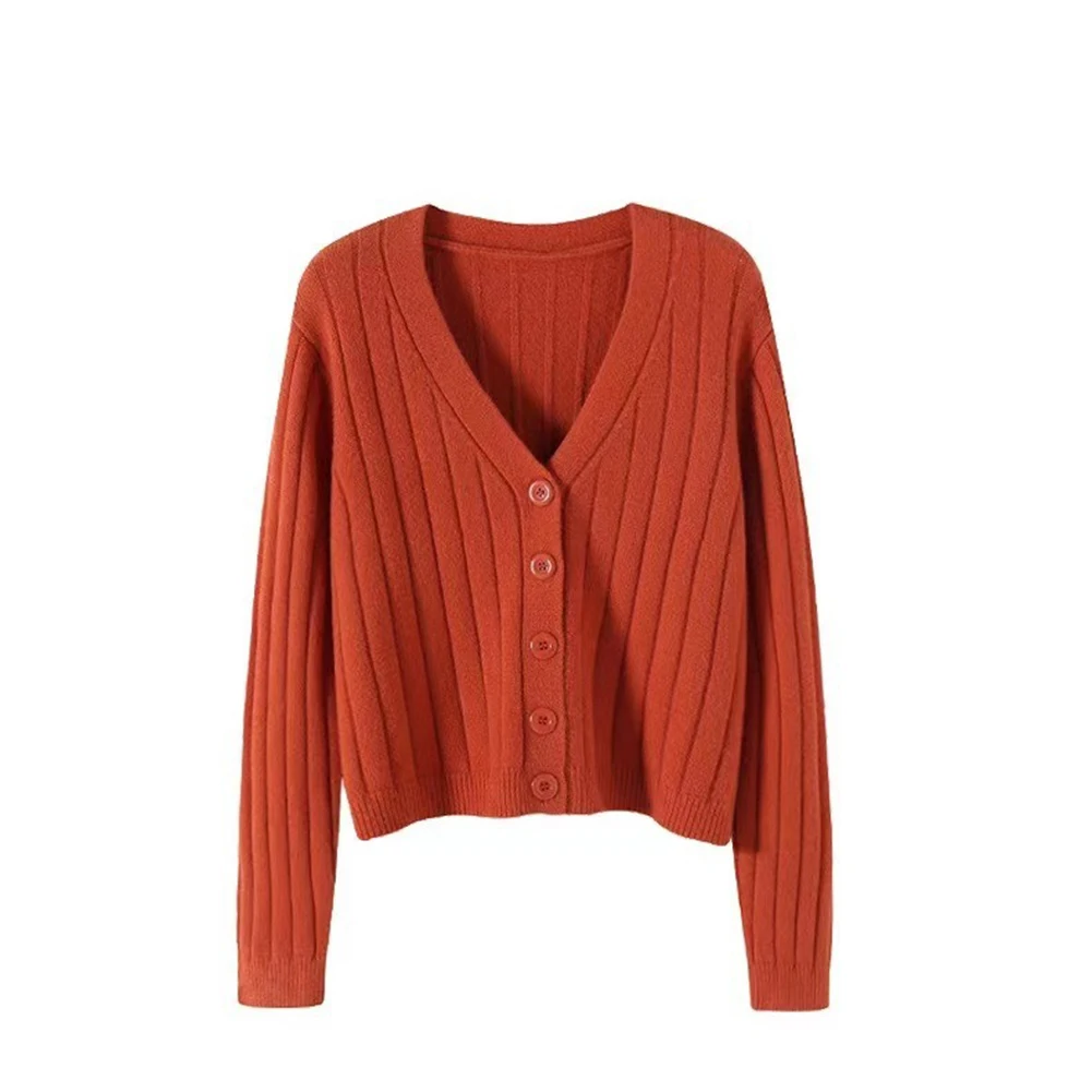 

Autumn Wear Winter V Neck Cardigan Casual V Neck Sweater For Women Winter Tops Applicable To Female Casual Style