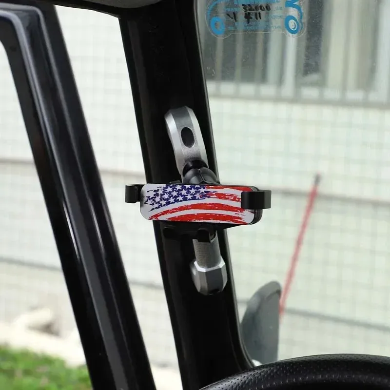 Car A-pillar Handle Mobile Phone Bracket GPS Navigation Bracket Interior Accessories For Land Rover Defender 90 110 130 2004-18