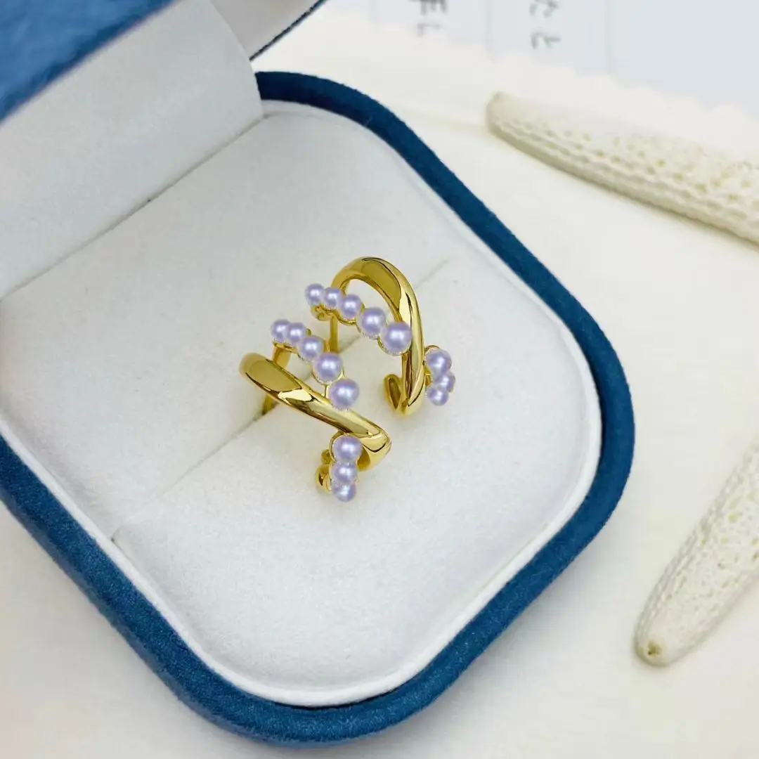 

Wholesale S925 Sterling Silver Earrings Mount Findings Settings Base Mounting Parts Accessory for 3mm Pearls 5 pairs/lot