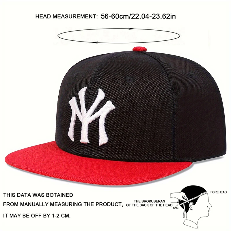 Unisex-Hip-Hop-Hüte mit Buchstabenstickerei, für Frühling und Herbst, für den Außenbereich, verstellbar, lässige Baseballkappen, Trucker-Kappen, Sonnenschutzhut – Detail 10