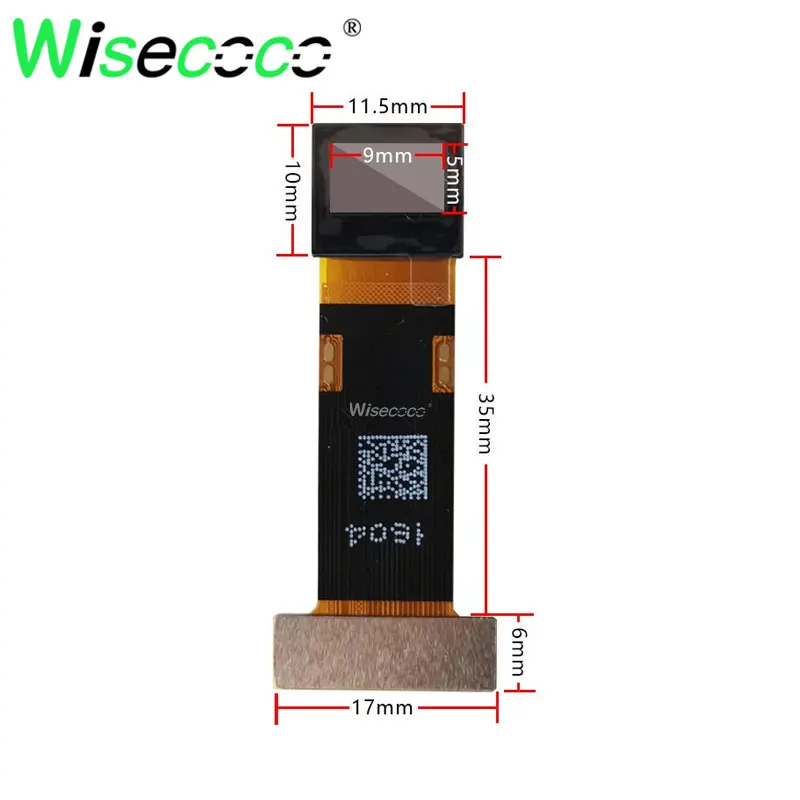 Micro AMOLED OLED para AR Head Mounted Displays, Near Eye, Visão Noturna, Gunsight Display, 0.39 ", 1920x1080