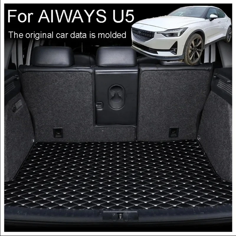 Für Polestar 2 New Energy Full Surround Kofferraummatte Polestar 2 schmutzabweisende, verschleißfeste Kofferraummatte 2019-2022 Edition-Modelle
