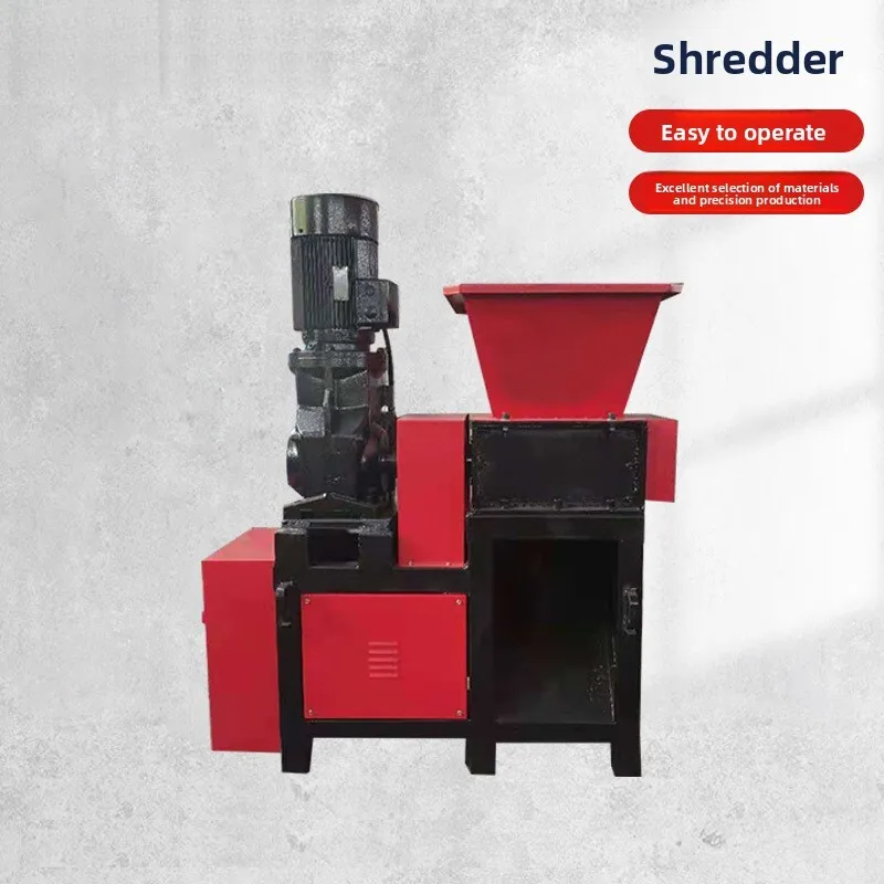 

Small Shredder Single Large Double Shaft Multi-function Machine Box Garbage Metal Plastic Wood Board Crusher