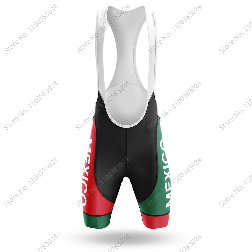 Maillot Mexico Champion 2023 Cycling Jersey Set Men Cycling Clothing Road Bike Shirts Suit Bicycle bib Shorts MTB Cyclisme