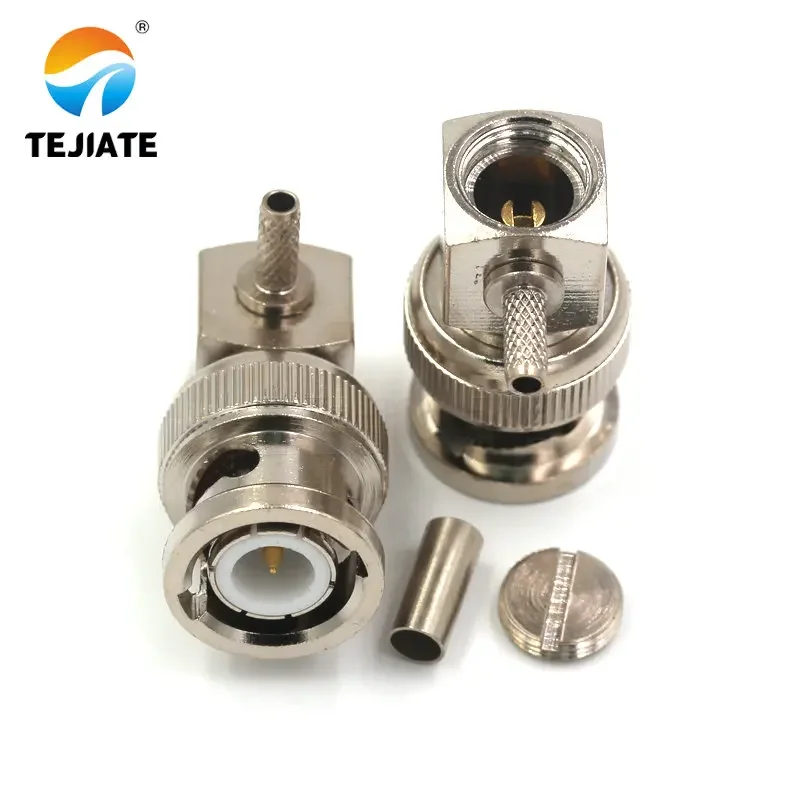 1PCS BNC-J/JW/K/KY Female Big Hexagon for RG58/RG142/RG136 Cable Line Adapter Connector Crimp