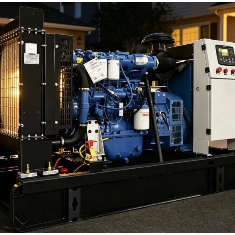 40KW 50KVA Open Frame Generator Set Three Phase Auto Start Electric Home Use Genset