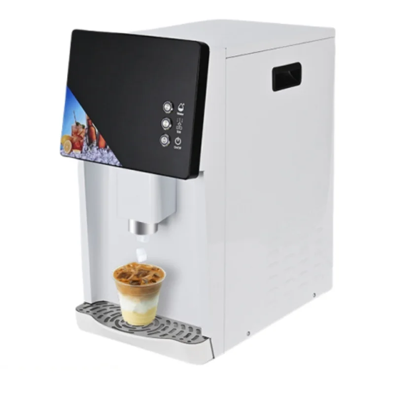

New Best-Selling Fully Automatic Gold Bar Ice Dispenser 460W Intelligent Large-Capacity Ice and Water Ice Making Machine