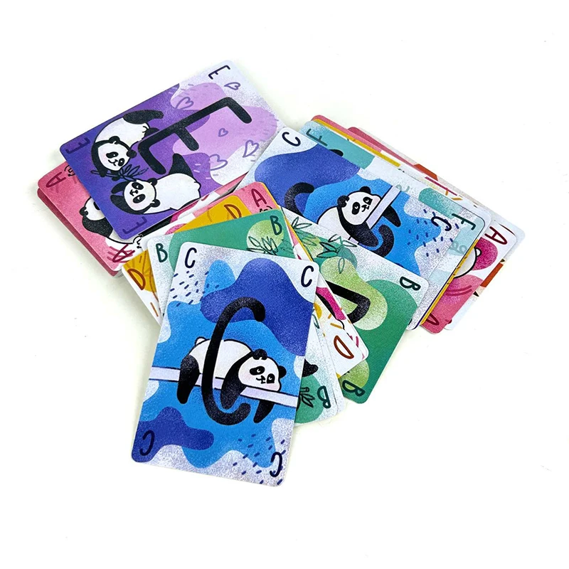PANDA PANDA Card Board Game Exciting Family Game Night Choice 15 Minutes Quick Play2-4 Players Compact Travel Friendly Small Box