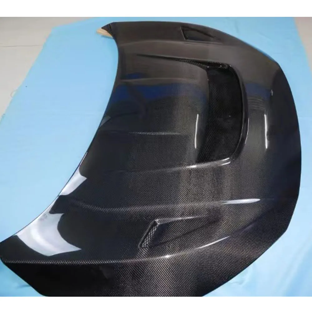 Style Carbon Fiber Front Engine Bonnet Vented Hood For Honda Civic fk8 FK7 2016 1.5tcp 10th high quality，