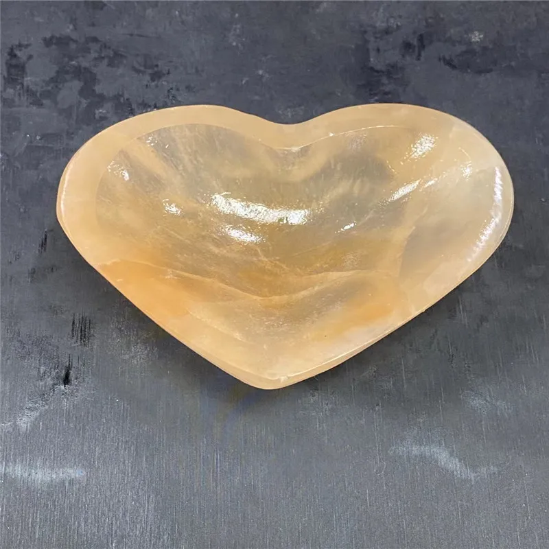 Natural Selenite Crystal, Quartz, Heart Bowl, Aromatherapy, Energy Gems, Reiki Healing, Decorative Gifts, Meditation Divination