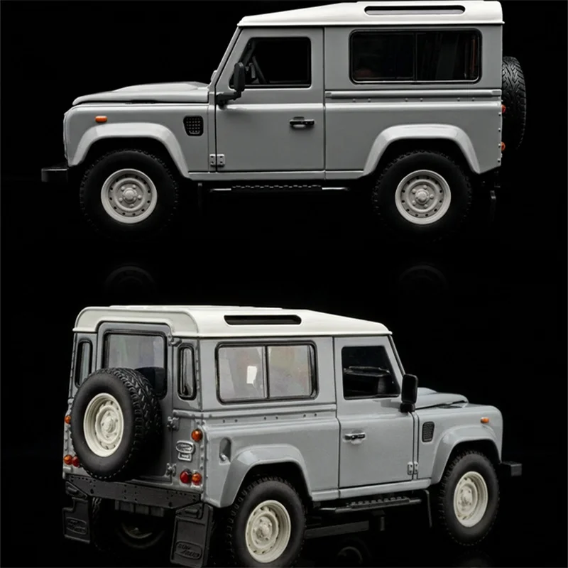 1/24 Land Range Rover Defender 90 SUV Modello di auto in lega Diecast in metallo Classico fuoristrada Modello di auto Simulazione Giocattolo per bambini Regalo
