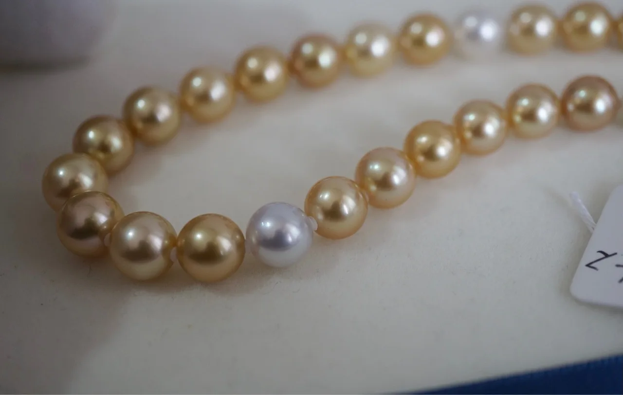 

White Golden Natural 11-12mm Round Pearl Jewelry Women Necklace,925 Sterling Silver 45cm Fine Beads Jewelry Pendants