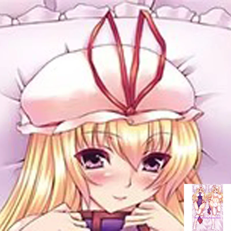 

Dakimakura Anime Pillow Cover Yakumo Yukari Double Sided Print Life-size Halloween Christmas Decoration
