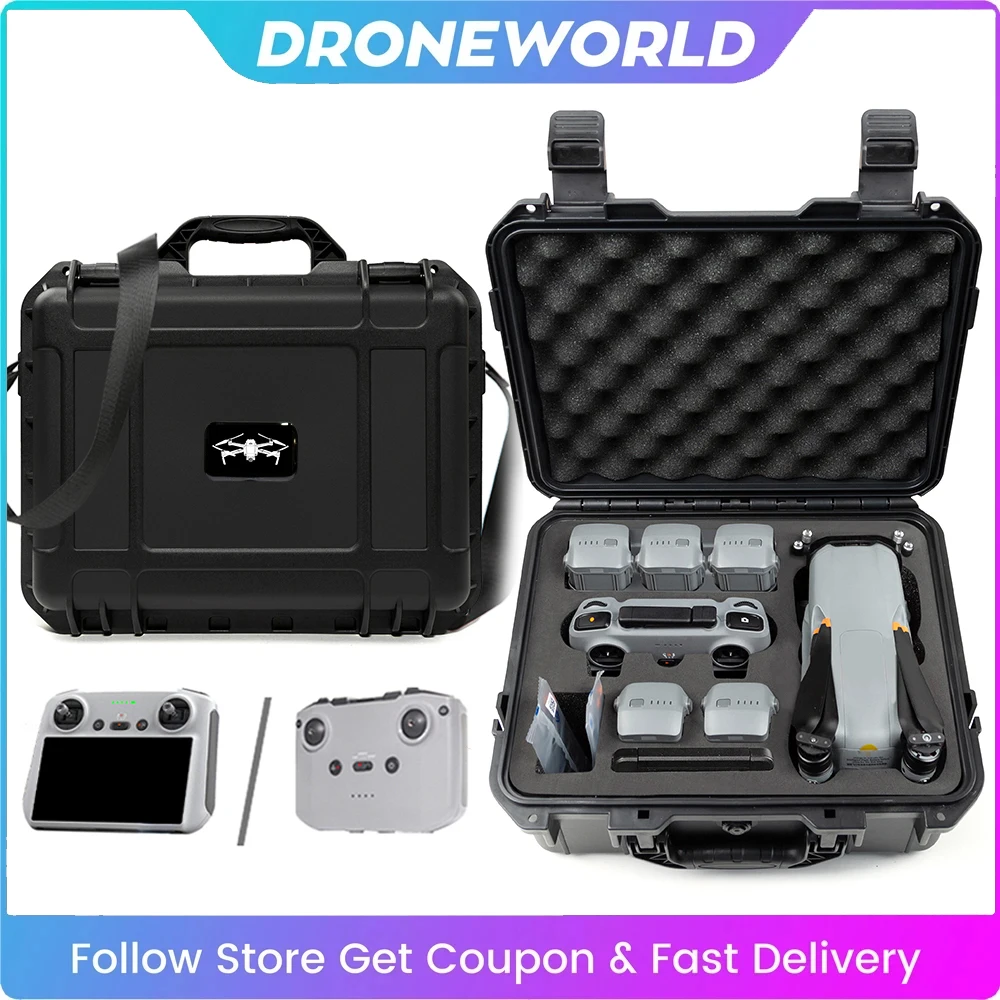 Explosion-proof Safety Box for DJI AIR 3/3S Storage Bag Water-proof Handbag Hard Shell Case Carrying Box For DJI RC 2/RC N2