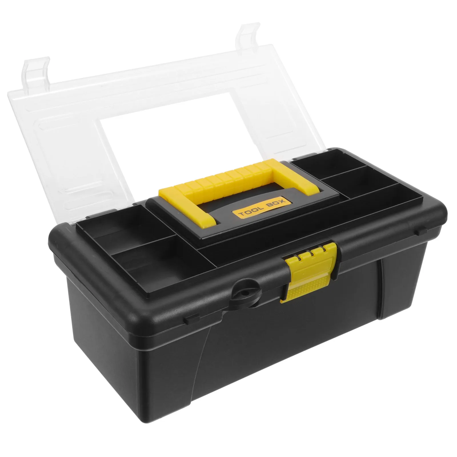 

Tool Box Portable Black Storage Organizer Case for Mechanics Tools Hand Hardware Plastic Container Chest Tool Case