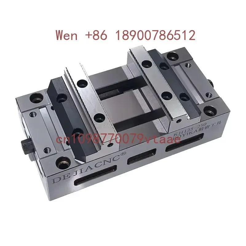 KH125-250 Manual Precision Modular 5-Axis Vise High Accuracy Self-Centering Workholding for CNC Milling & Turning
