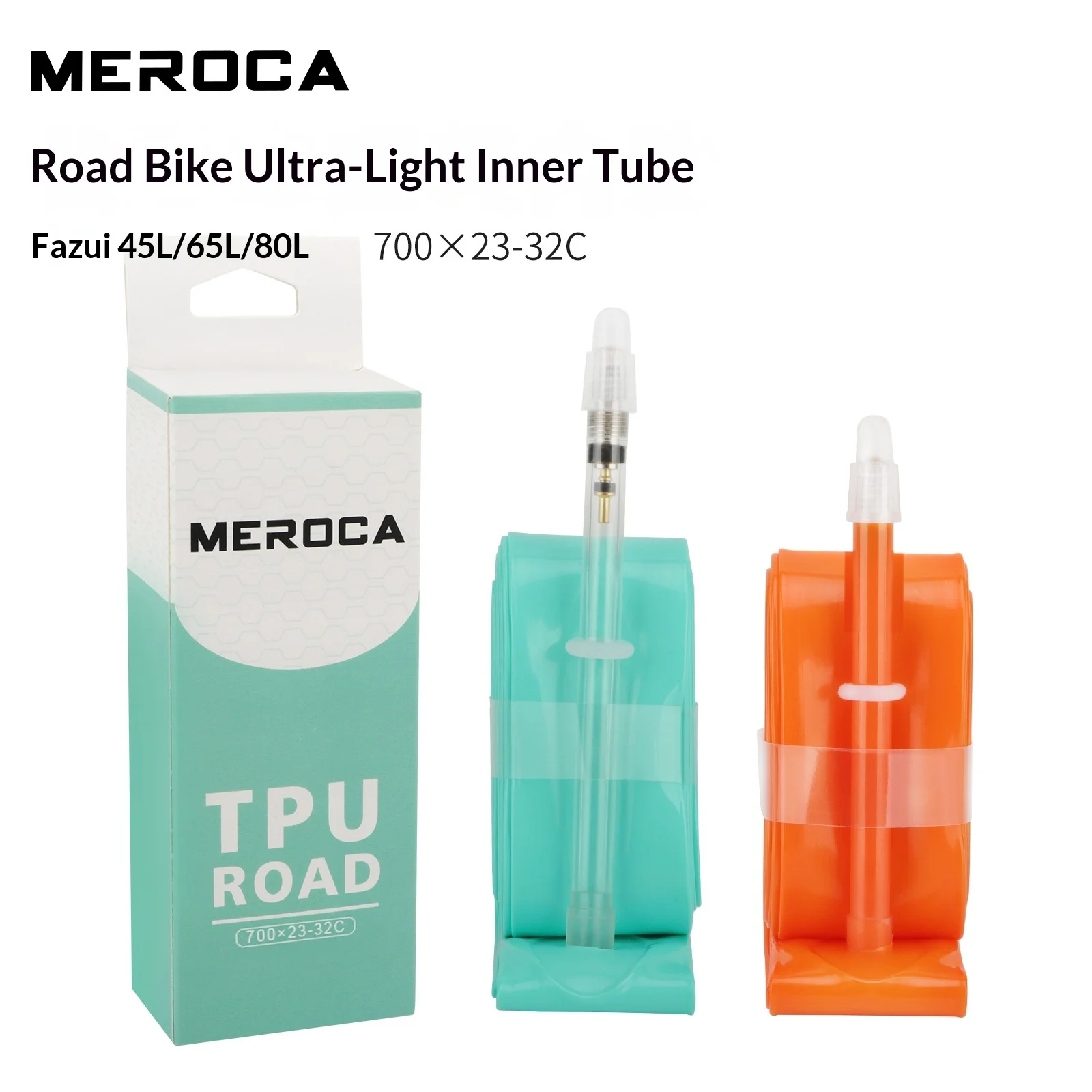 

Meroca Tpu Inner Tube 700c Road Bike Inner Tube 700c 45l 65l 80l Presta Valve Ultralight Anti-Puncture Tpu Bicycle Inner Tube