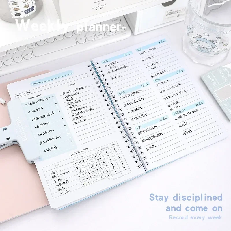 2024 Weekly Planner Agenda Notepad A5 Notebook 52 Weekly Planner Schedule Stationery School Office Supplies Stationery