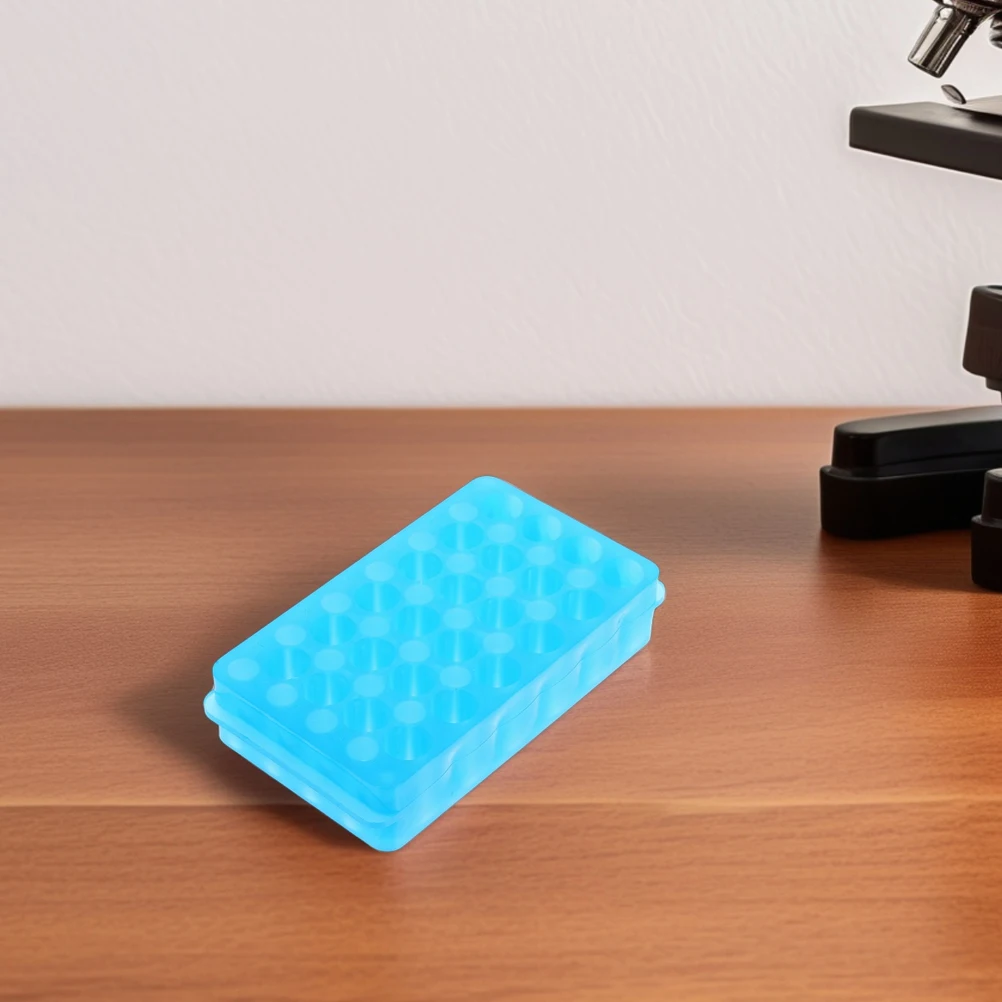 

2 Pcs Consumables Laboratory Tube Rack Plastic Chemistry Test Holder