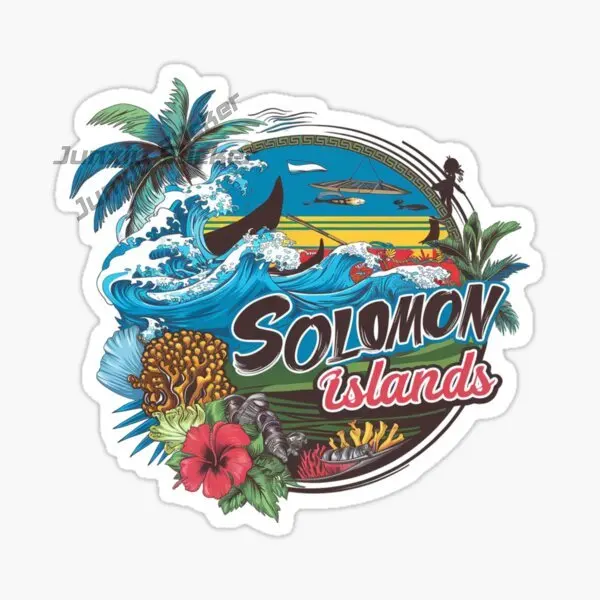 SOLOMON ISLANOS Scenic Travel Decal Vinyl Car Sticker Car Truck Vehicle Bumper Decal