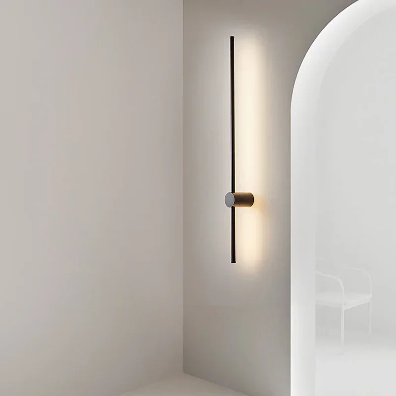 

Modern Simple Long Wall Lights Bedroom Home Decoration Bedsides Wall Lamps Living Room Bar Cafe Hallway Interior Sconce Fixtures