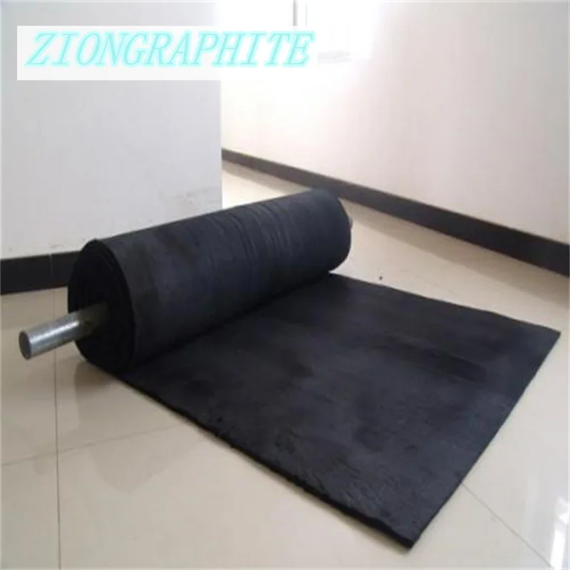 100x100  graphite felt carbon fiber felt used for electrode , battery ，For vacuum furnace insulation