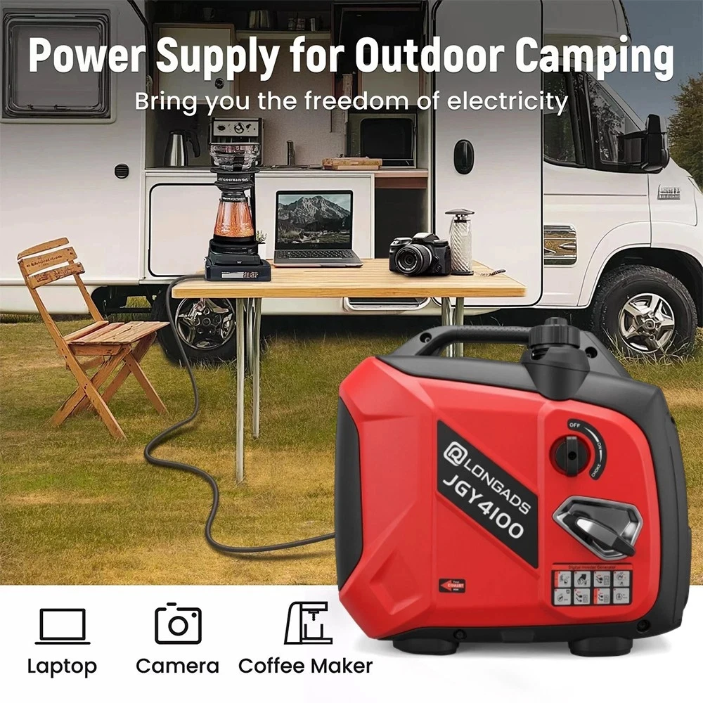 1800KW/2650KW/3600KW/4100KW/6500KW Inverter Generator 120V Parallel Ready For Garden Outdoor