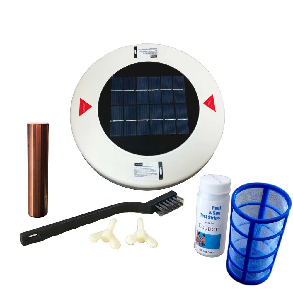 Purificador solar do filtro de água do ionizador da piscina evita as algas mantém a piscina clara até 22.000 galões