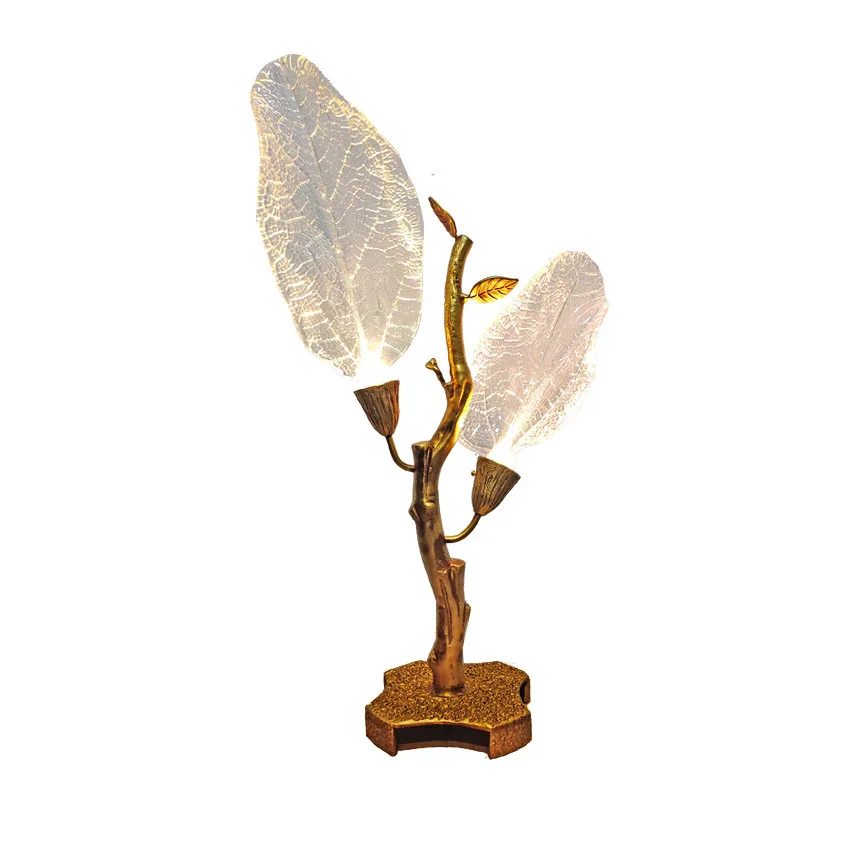 

French all-copper creative desk lamp villa luxury living room bedroom study