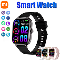 Xiaomi Smart Watch 2025 Android Gift Bluetooth Call Smartwatch Touch Dial Music Fitness Tracker Sports Watches Android iOS New
