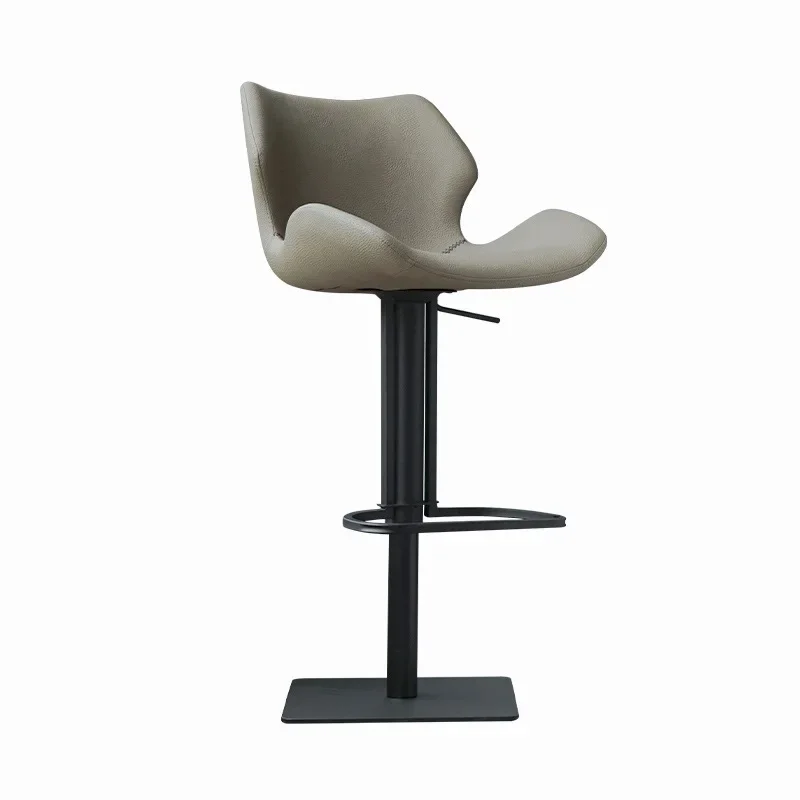 

Bar Chair Metal Backrest Swivel Furniture Tabouret Design Beauty Salon Nordic Chairs Lightweight Manicure Cafe Height Adjustable