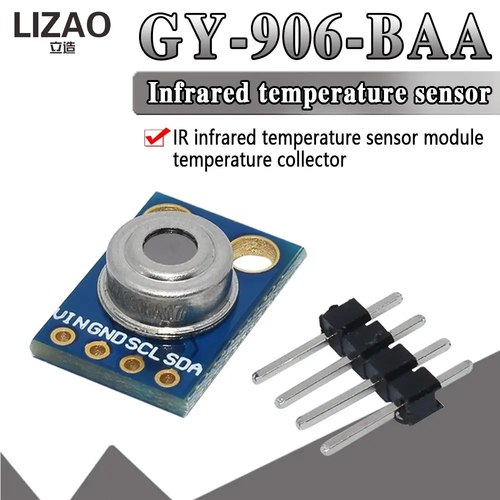 GY-906 MLX90614ESF New MLX90614 Contactless Temperature Sensor Module For Arduino Compatible