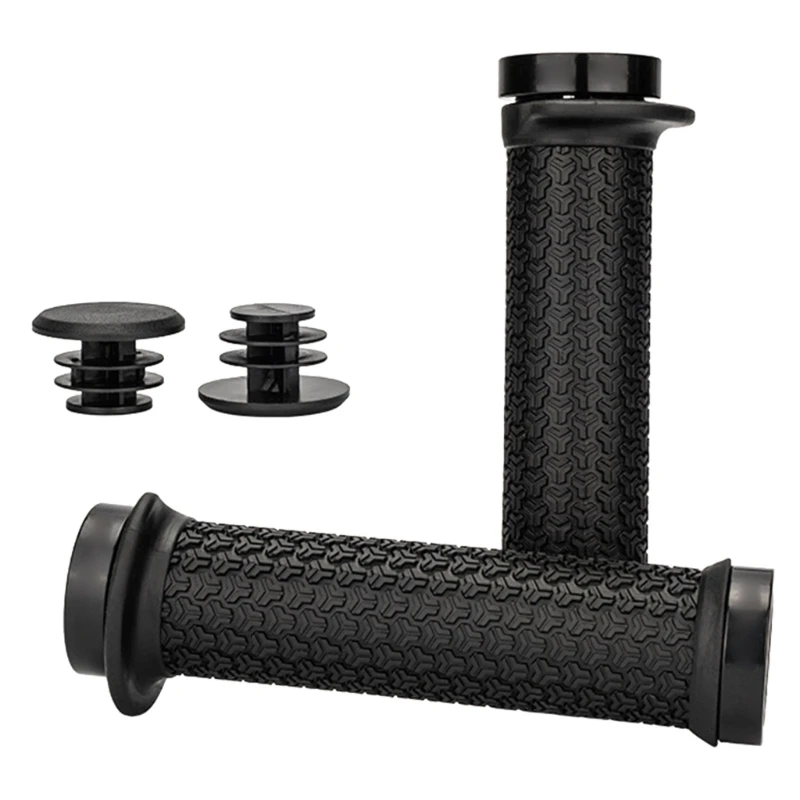 Mountain Bike Handlebar Grips, Cycling Handlebar Sleeve, Nonslip Bilateral Locks, Cycling Handle Grips, Easily to Install