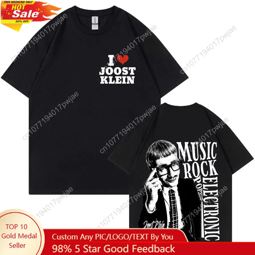 

I Love Joost Klein The Eras Tour Music T-shirt Eurovisions Contest Gothic T-shirts Men Fashion High Quality Oversized Tee Shirts