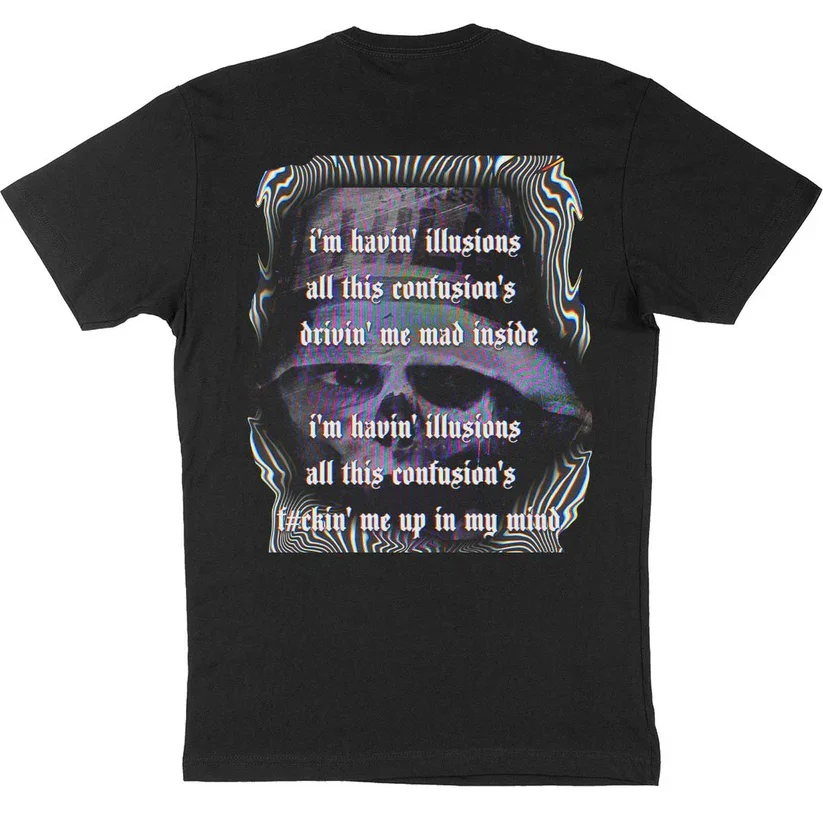 خمر السرو هيل تي شيرت مجنون في الدماغ الرجال النساء الاتجاه الشارع الشهير ملابس الصيف أعلى القطن المحملة الحنين Harajuku Y2 #2