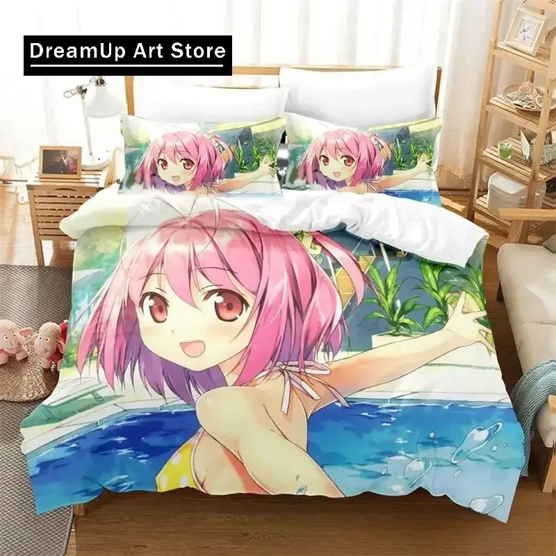 Fashion 3D Print Anime The World God Only Knows Bedding Set Boys Girl Twin Queen King Size Duvet Cover Pillowcase Bed boys Adult