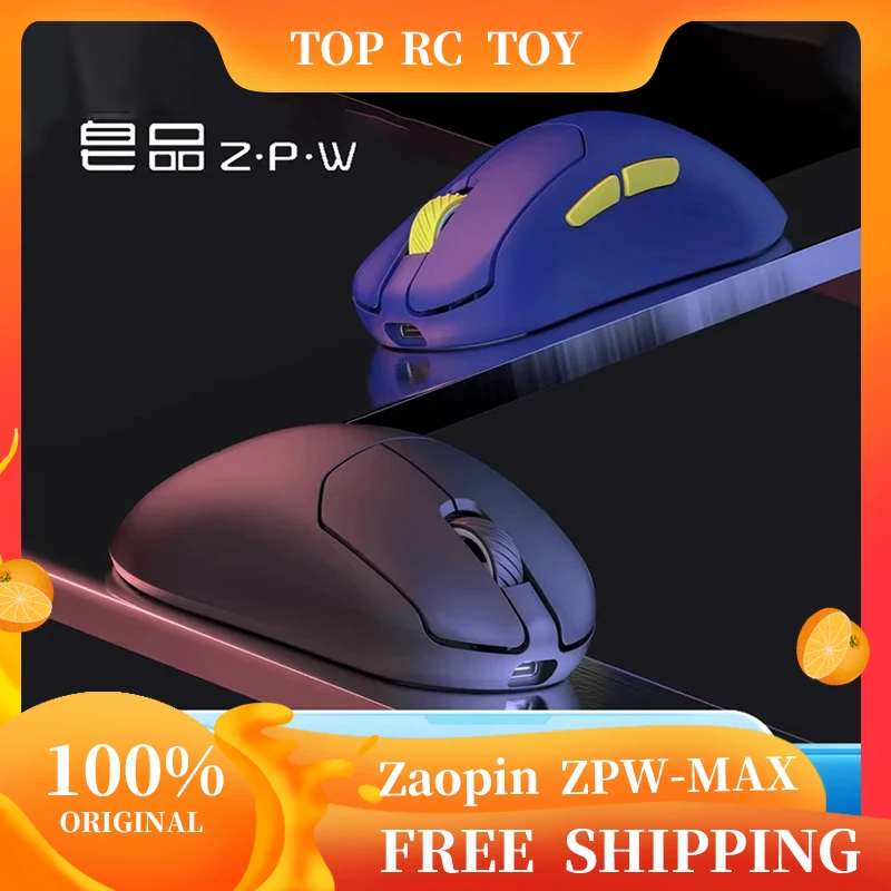 

Zaopin ZPW MAX Wireless Mouse 3Mode Nordic 52840 Long Battery Life Low Latency Lightweight Ergonomics Office Gaming Mouse Gift