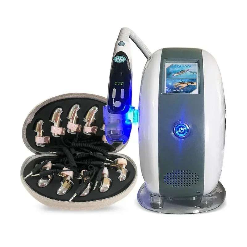 New Design Microcurrent Therapy r EMS Golden Fingers Body Massager for Face Lifting Meridians Dredging