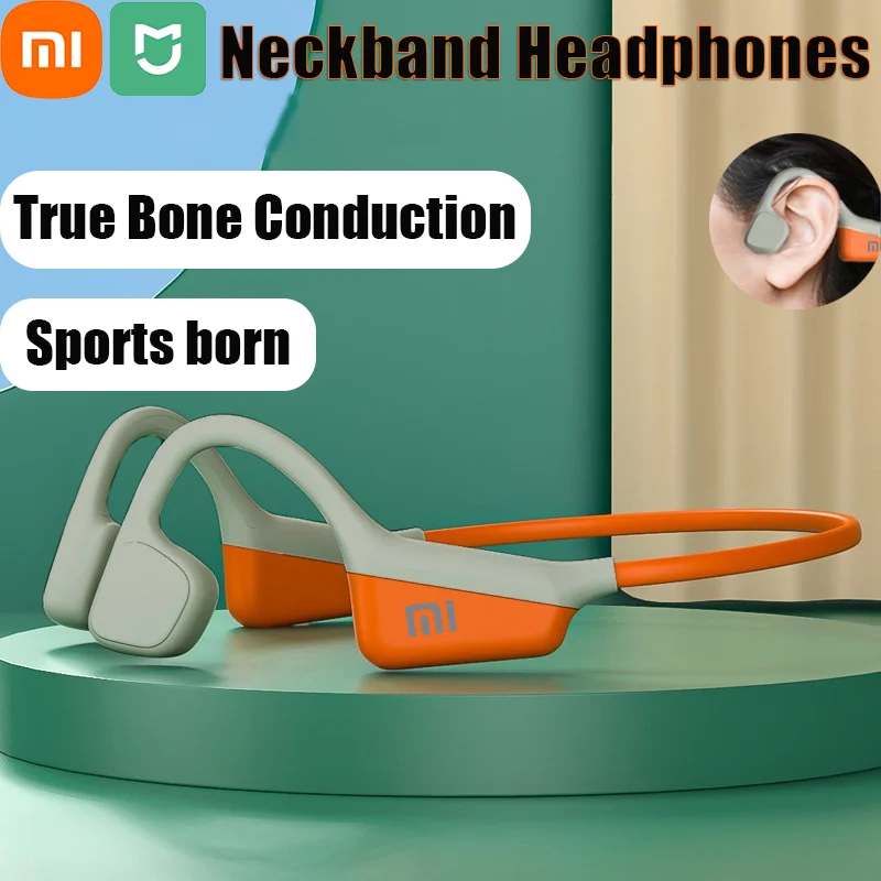 Xiaomi I18PRO Bluetooth 5.3 Neckband Premium Bone Conduction Sport Earbuds HiFi Sound TWS Wireless Earphones Headset With Mic