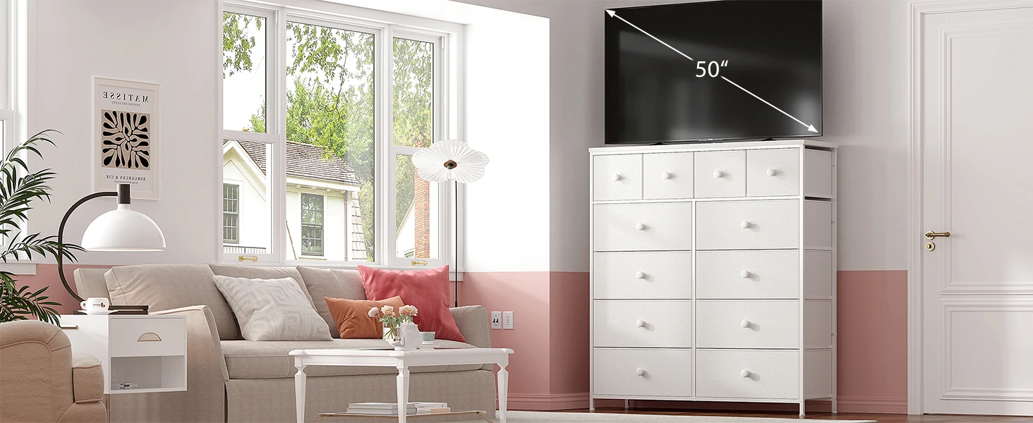 white dresser