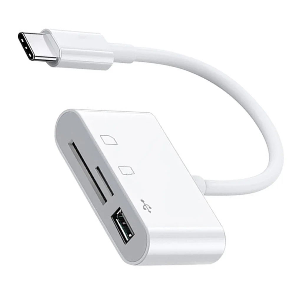 Samsung用マルチポートハブコンバーター,cタイプからusb,c a,otgアダプター,tf,マイクロメモリーカードリーダー,Androidラップトップ,3 in 1