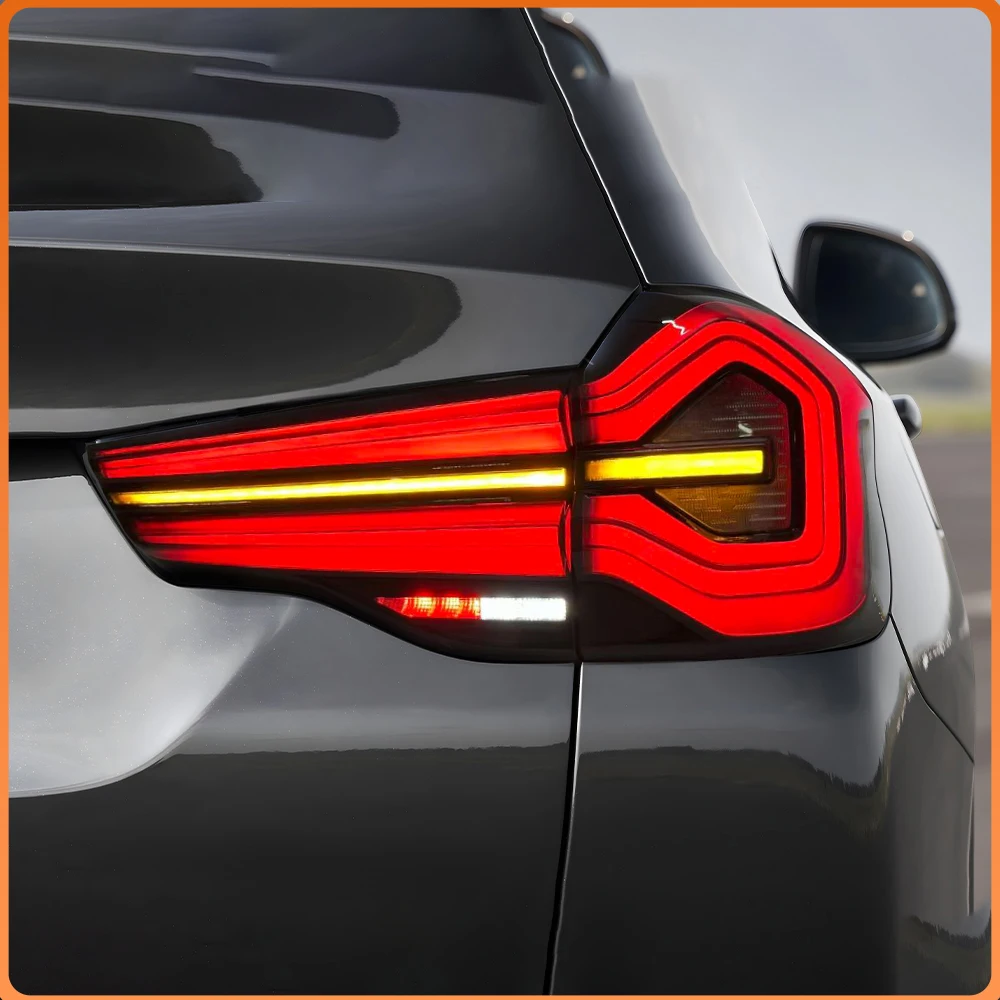 LED Tail Light Assembly Upgrade For BMW X3 G01 G08 2018-2021 Dynamic Turn Signal lights Start-up Animation Plug & Play