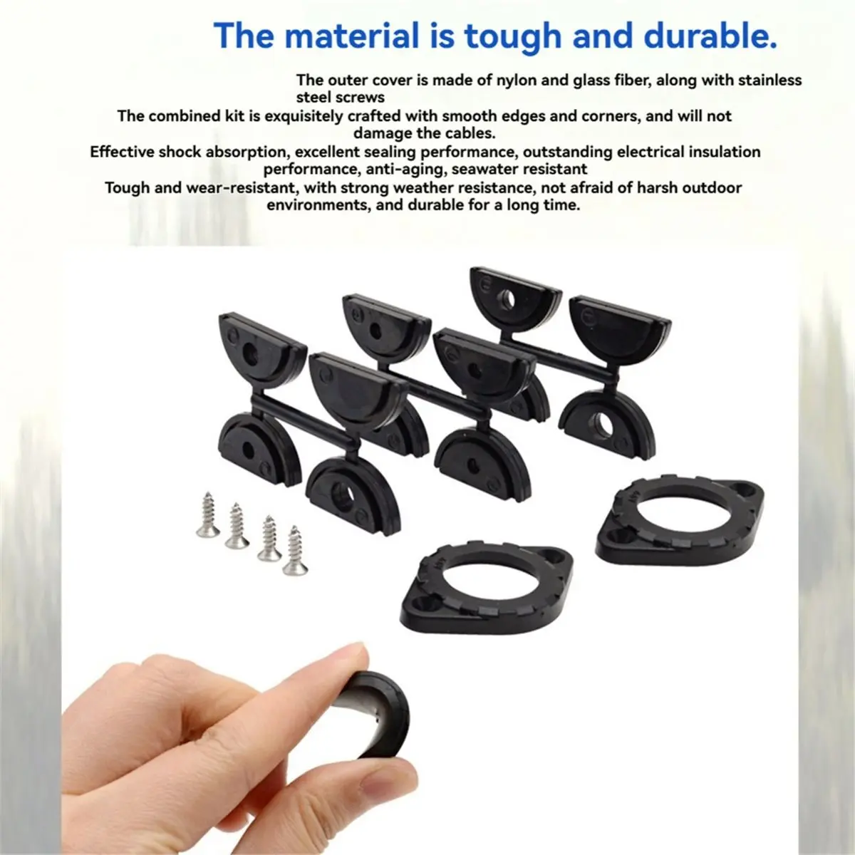 update. Kayak Wiring Kit Fish Finder Wire Harness Fixed Organizer Fishing Boat Line Set Seal Modification Parts Anti-Tangle