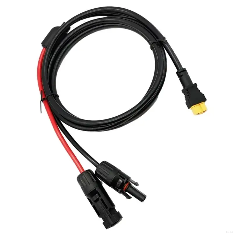 2025 New 16AWG 5ft Solar Connector to XT60 محول الطاقة الشمسية إلى كابل تمديد الأنثى XT60 لمحطات الطاقة المحمولة