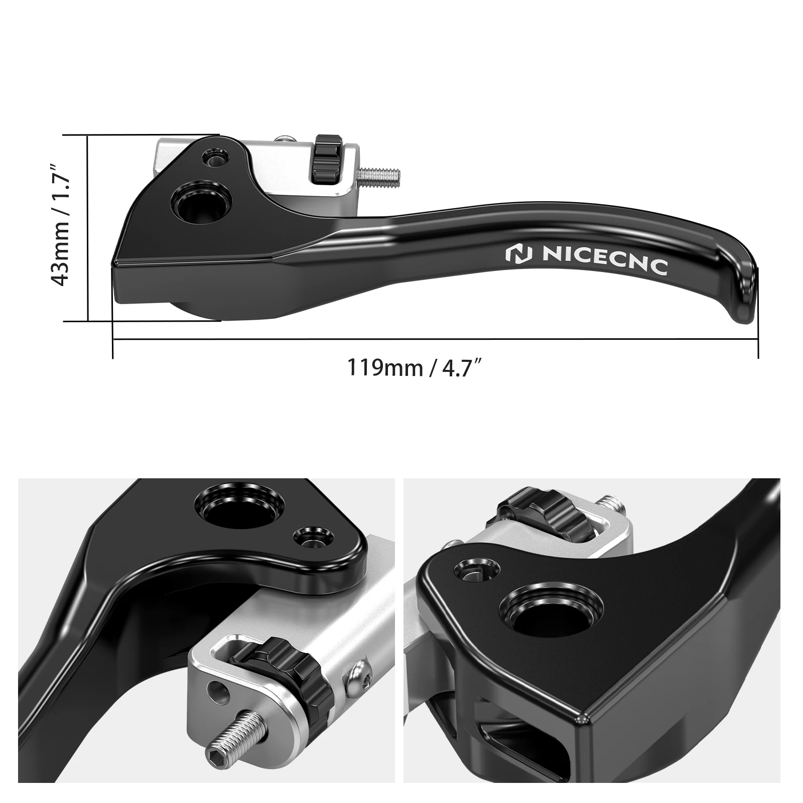 For Husqvarna TE 300 FE 350 FE 450 2025 2014-2016 FC 250 350 450 FX 350 450 2022-2025 Short Brake Clutch Lever For KTM EXC 300