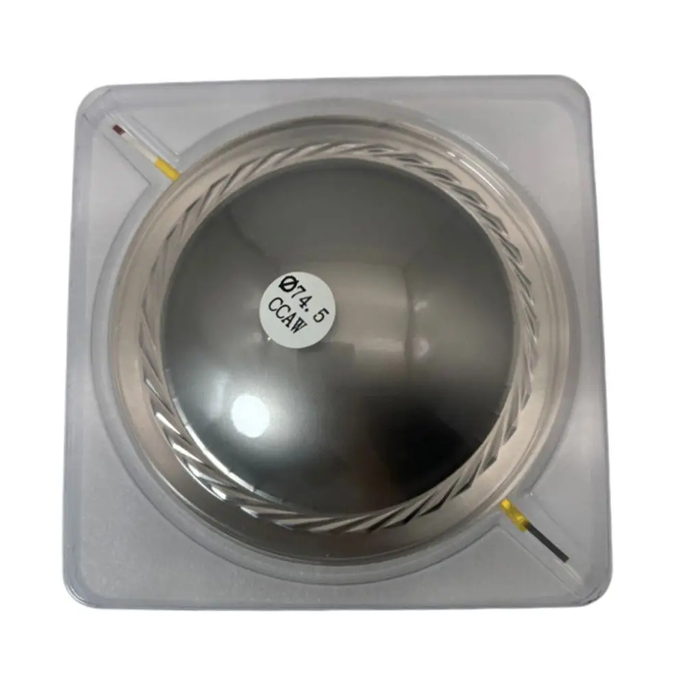 1Pcs 34.4mm 44.4mm 51.5mm 72.2mm 74.5mm Tweeter Voice Coil Membrane Hore Diaphragm Structure Titanium Film Diaphragm