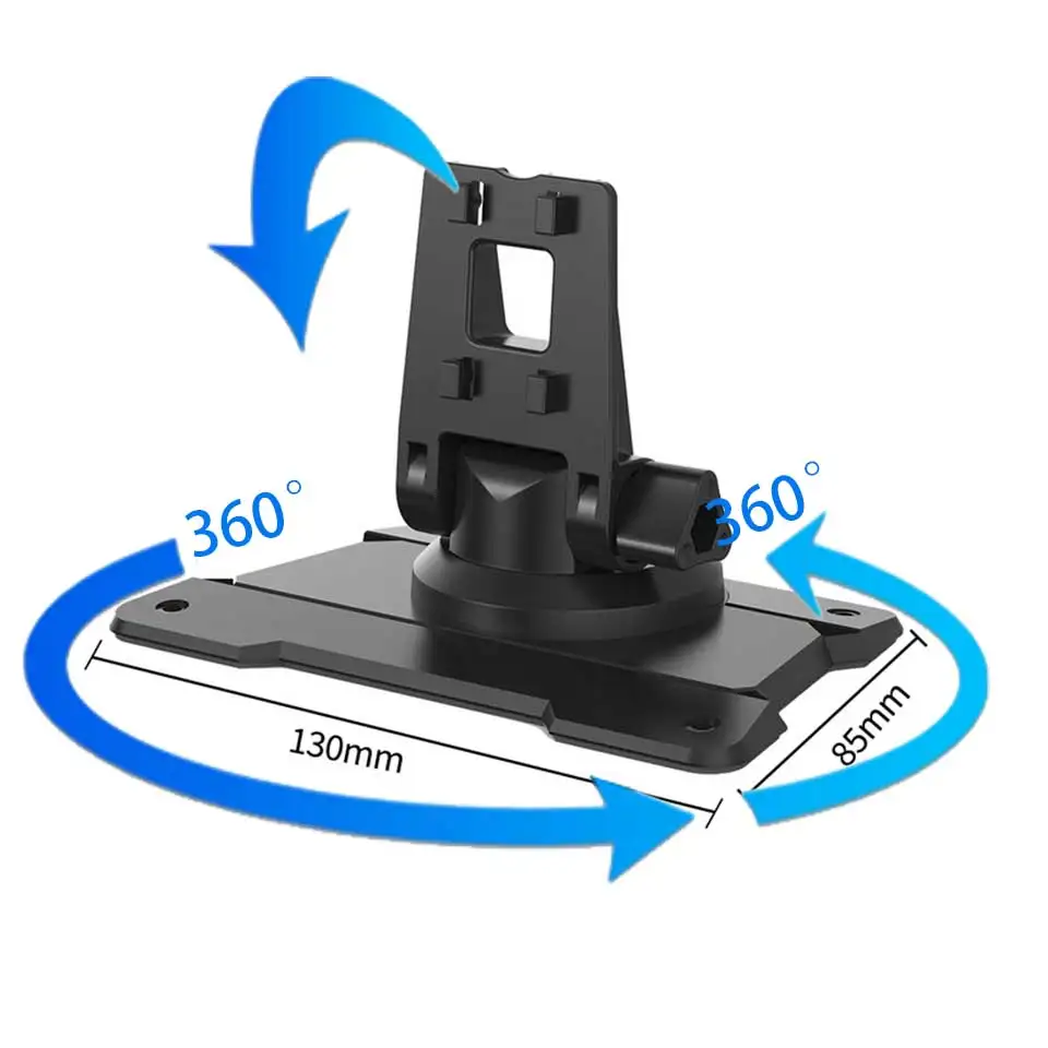 Imagebon H10/H13 Pro DVR Holder Suction Cup 3M Sticky Mount Long Arm Telescopic Stand Fit 4 Corner Buckle Bracket Dash Cam