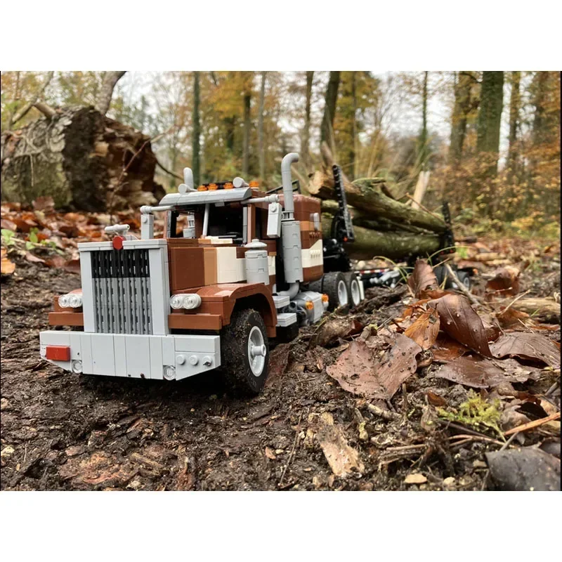 MOC-128371 電気ログトラックアセンブリスプライシングビルディングブロック Model2006car 部品ビルディングブロック子供 Custombirthday おもちゃギフト