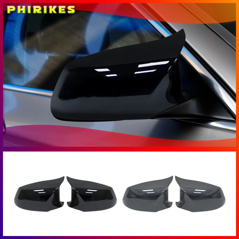

Rearview Mirror Cap Wing Side Mirror Covers Car Accessories Fit For BMW 5 Series F10 F11 F18 Pre-LCI 2010 - 2013 M Performance